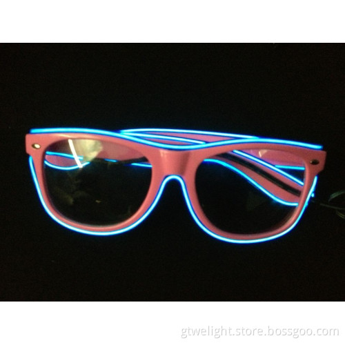 Light up EL Wire Sunglasses
